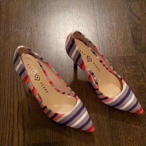 Striped Katy Perry shoes